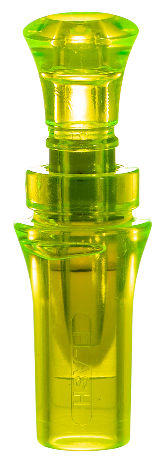 Duck Commander DCFLASH Flash Open Call Jase Pro Series Double Reed Mallard, Yellow Acrylic