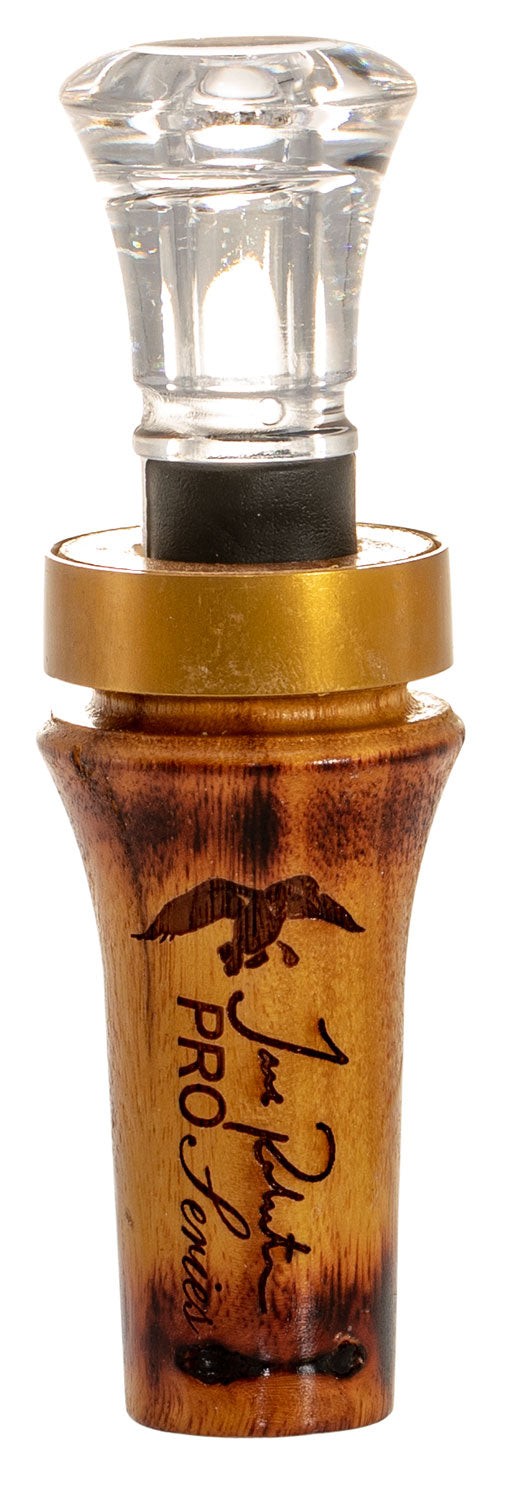 Duck Commander DCPROBH Burnt Hedge Pro Series Double Reed Open Duck Call, Brown Wood
