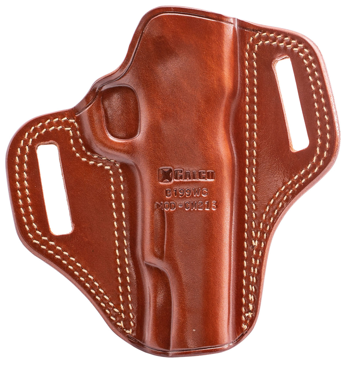 Galco CM213 Combat Master Tan Leather OWB Belt Slot Holster 1911 5" Barrel Left Hand