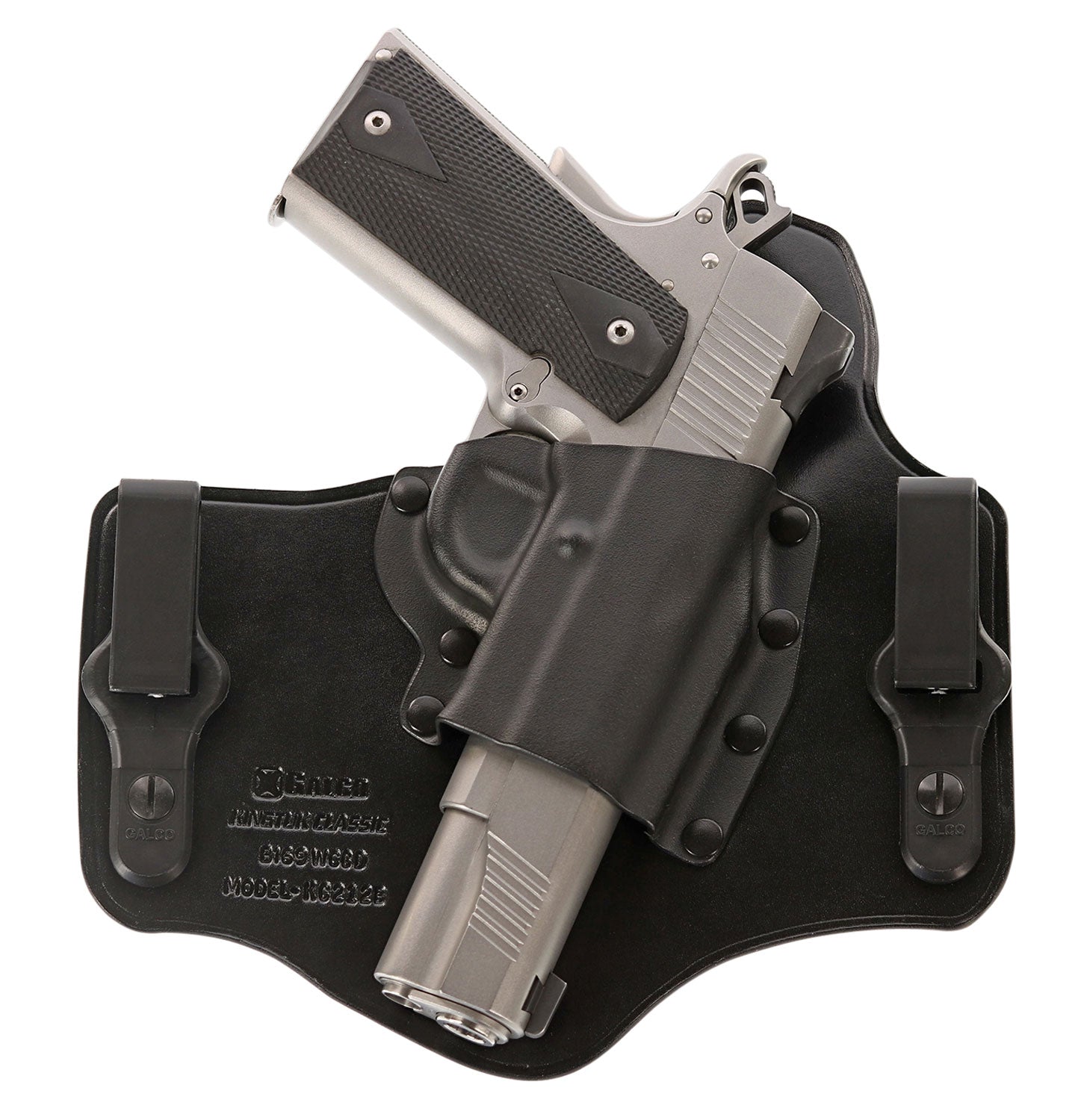 Galco KC600B KingTuk Classic Inside Waistband Black Kydex/Leather Holster Fits Glock 42 RH