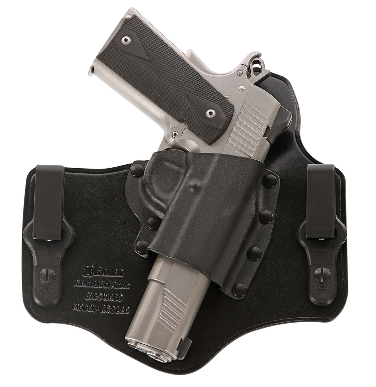 Galco KC636B KingTuk Classic Inside Waistband Black Kydex/Leather Holster Ruger LC 9mm/EC9s RH