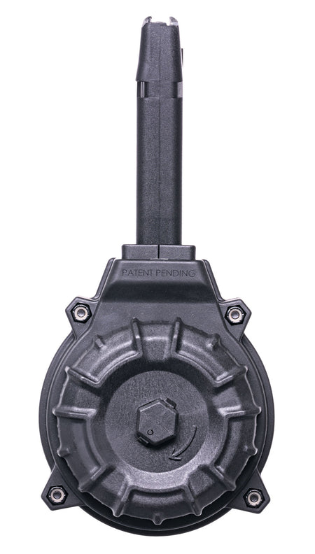ProMag DRMA11 Standard 50rd 9mm Luger Drum Mag for Glock 17/19 Black Polymer