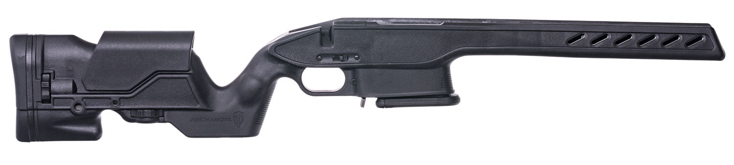 Archangel AAS10 Savage 10/11 Short Action Precision Elite Fixed Stock with Cheek Riser Black Synthetic