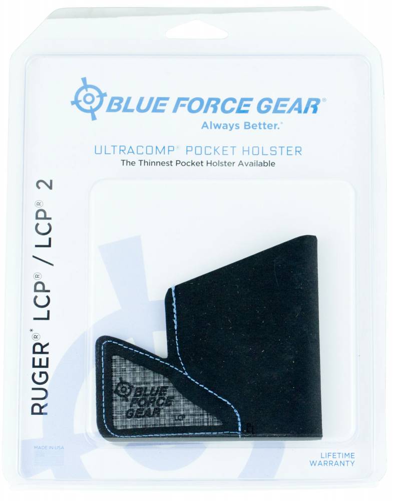 Blue Force Gear Ultracomp Black Laminate Pocket Holster for Ruger LCP/LCP II