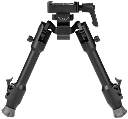 Warne 7902M Skyline Bipod Black Aluminum ARCA Interface 6.9"-9.1"