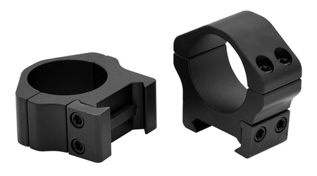 Warne 500M 1" Low Maxima Horizontal Scope Rings Matte Black 0 MOA