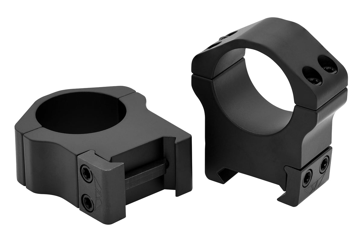 Warne 502M 1" High Maxima Horizontal Scope Rings Matte Black 0 MOA