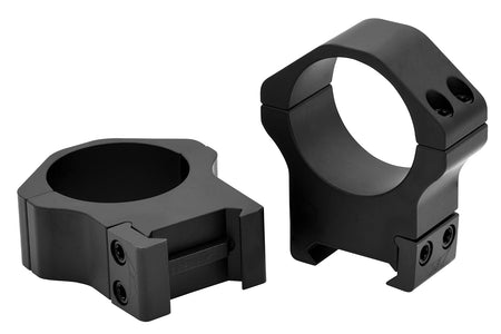 Warne 515M 30mm High Maxima Horizontal Scope Rings Matte Black 0 MOA
