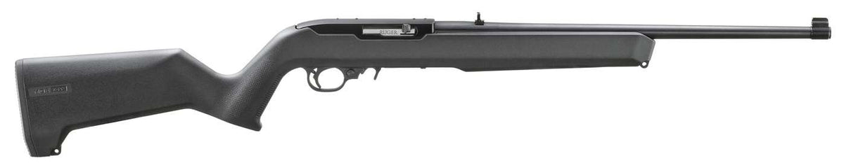 dRUGER 10/22 MOE X22 STOCK 18.5"BBL NON THREADED BLACK/BLUED 1-10RD MAG