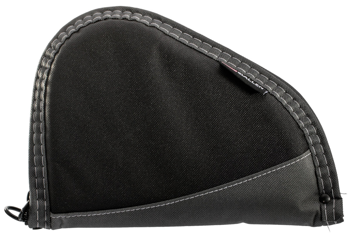 Allen 4448 8" Black/Gray Soft-Sided Handgun Case with Foam Padding and Easy-Clean Interior