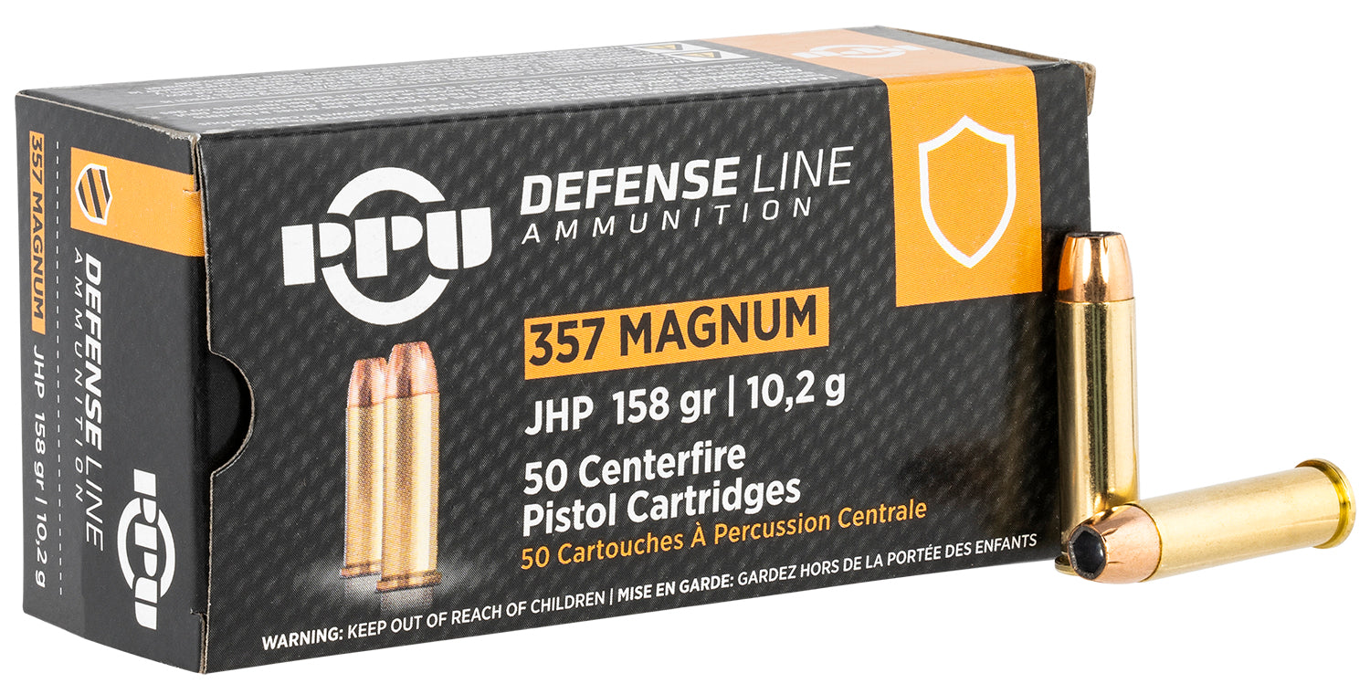 Prvi Partizan .357 Magnum Defense 158 grain Jacketed Hollow Point ammunition