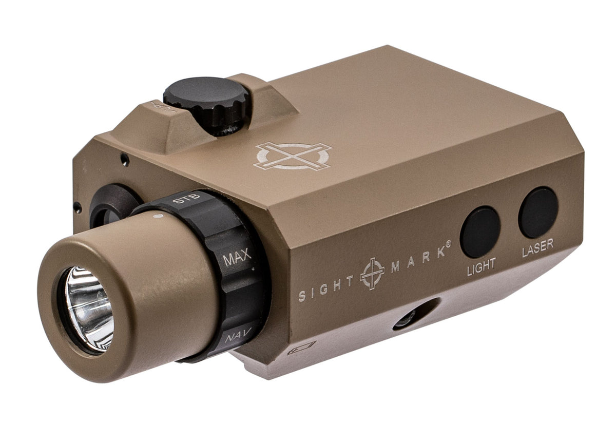 Sightmark SM25012DE LoPro Mini Green Laser Flashlight Combo Dark Earth 300 Lumen LED