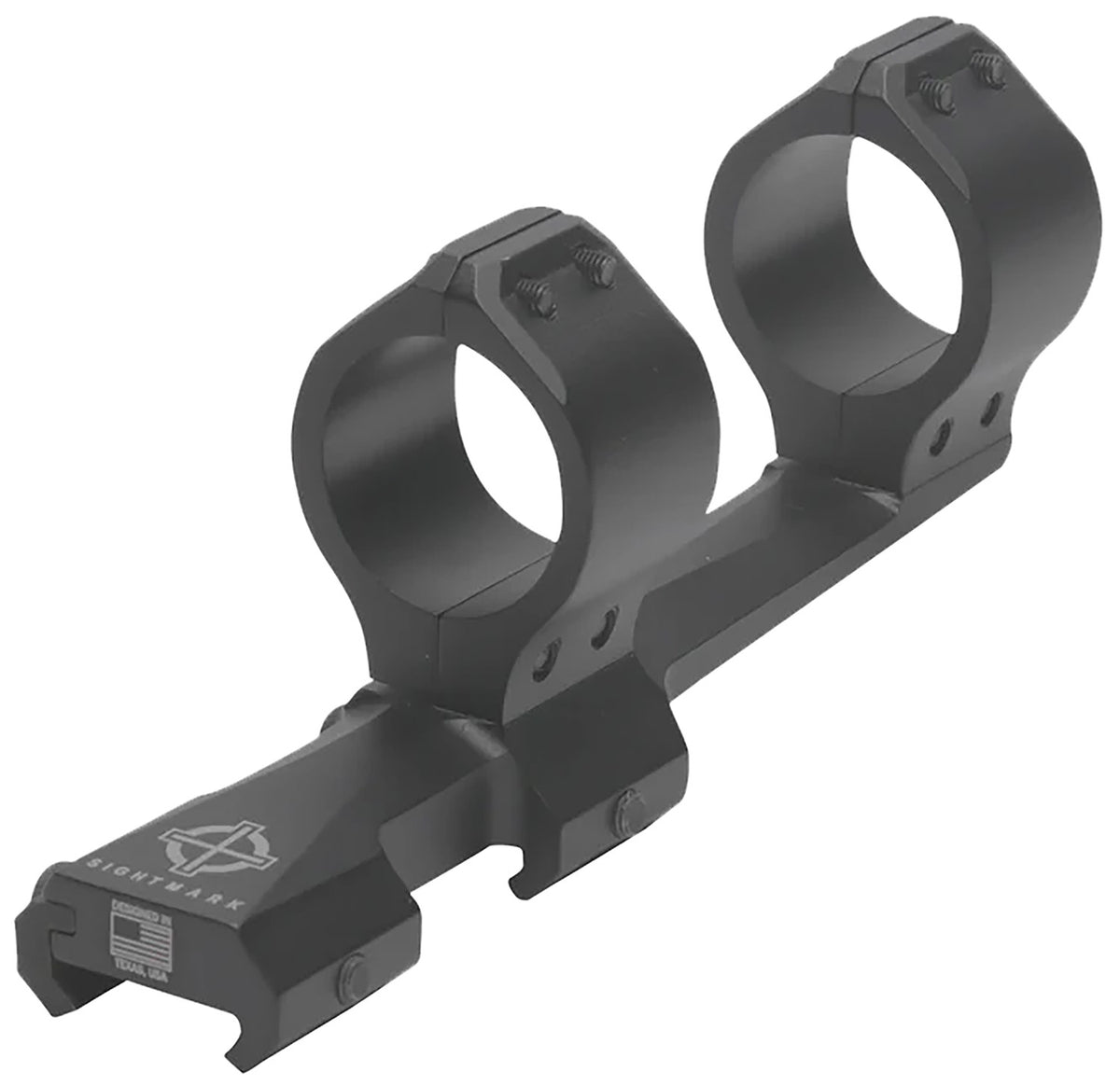 Sightmark SM34019 Tactical 30mm Cantilever Scope Ring Mount Combo Fixed Matte Black Aluminum