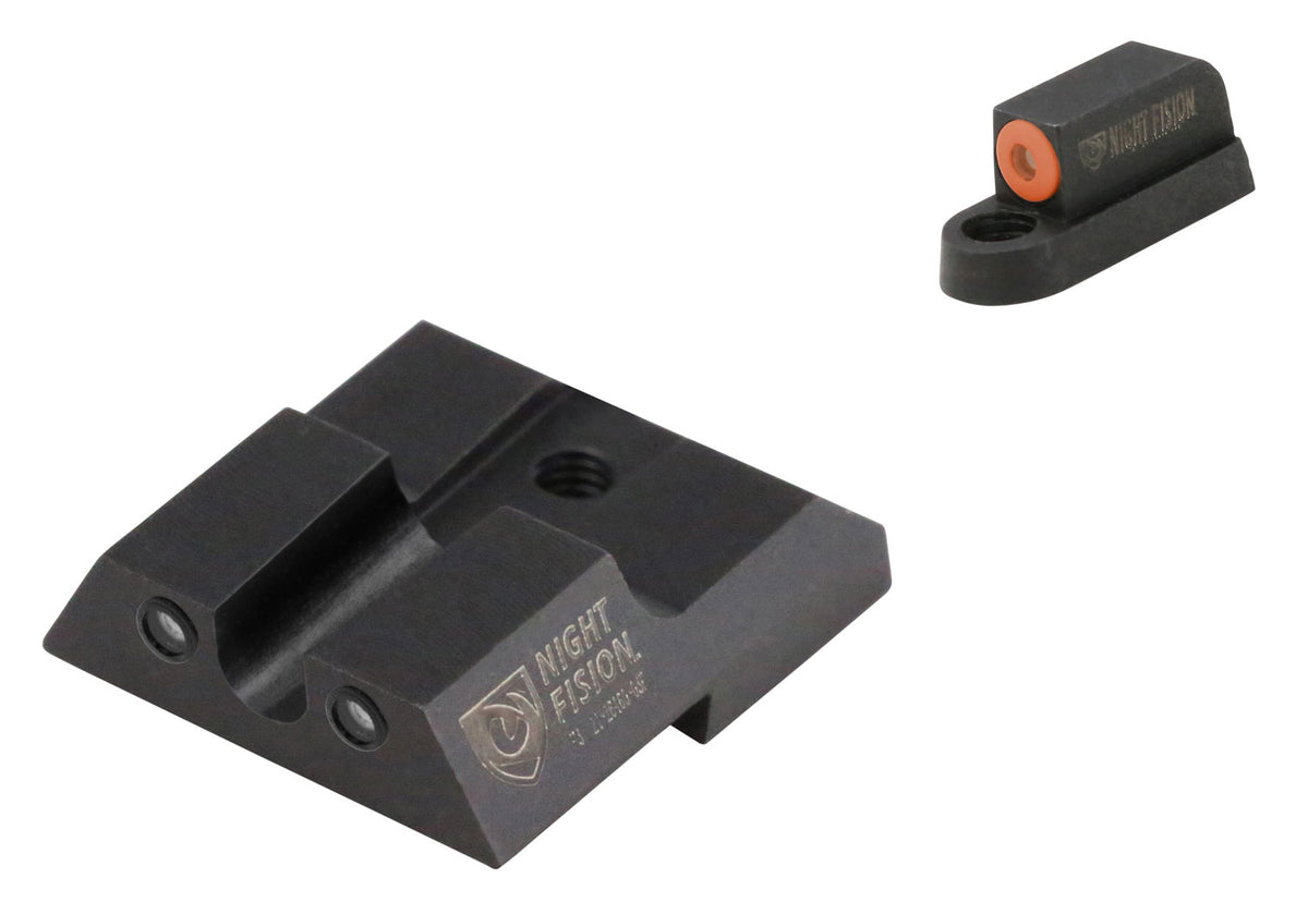 Night Fision CZU076007OGZG CZ P-07/P-09 Night Sights Orange Outline Front & Black Outline Rear