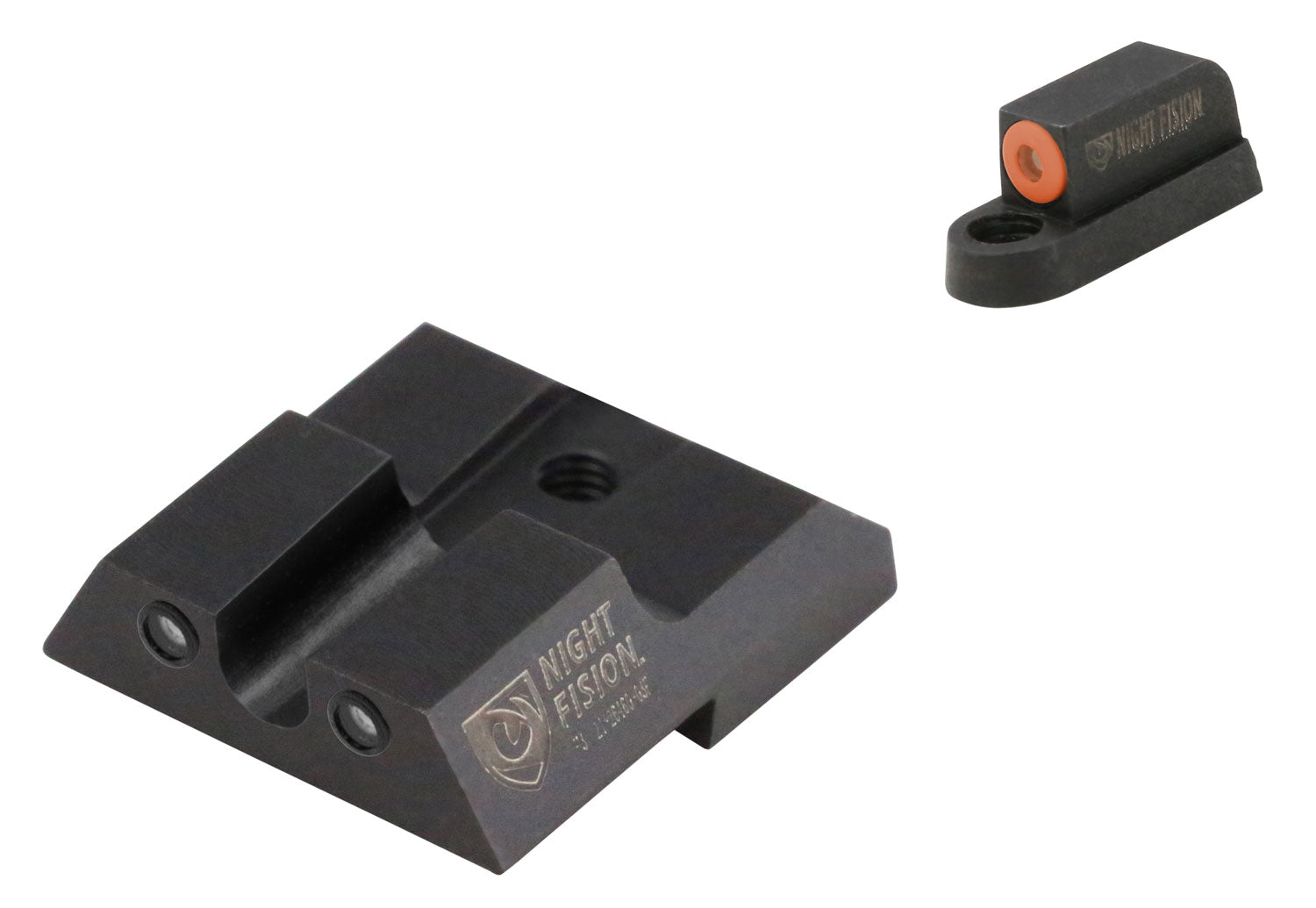 Night Fision CZU076007OGZG CZ P-07/P-09 Night Sights Orange Outline Front & Black Outline Rear