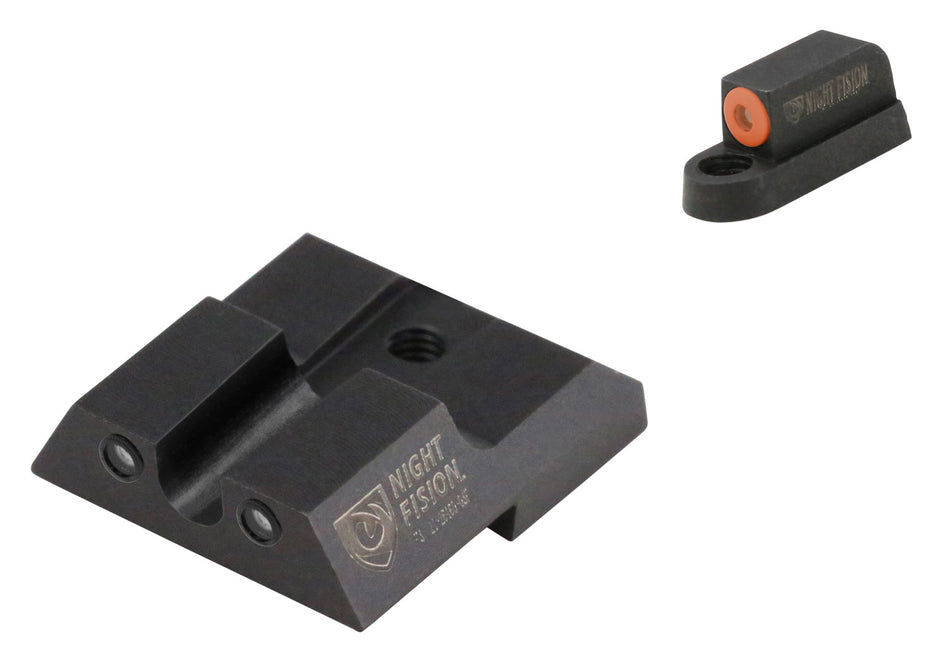 Night Fision CZU076007OGZG CZ P-07/P-09 Night Sights Orange Outline Front & Black Outline Rear