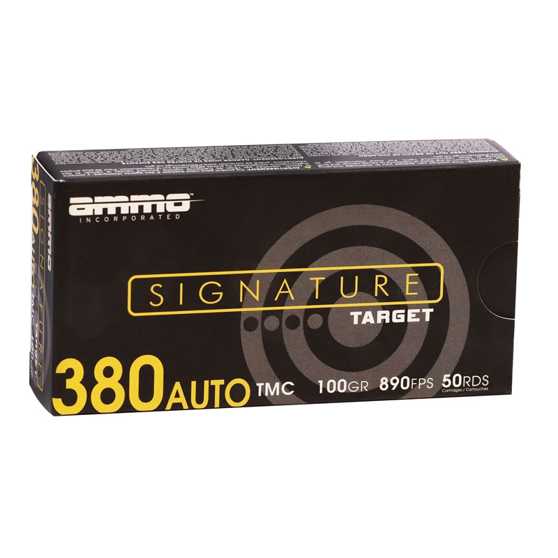 Ammo Inc .380 ACP/Auto Signature 100 grain Total Metal Case ammunition