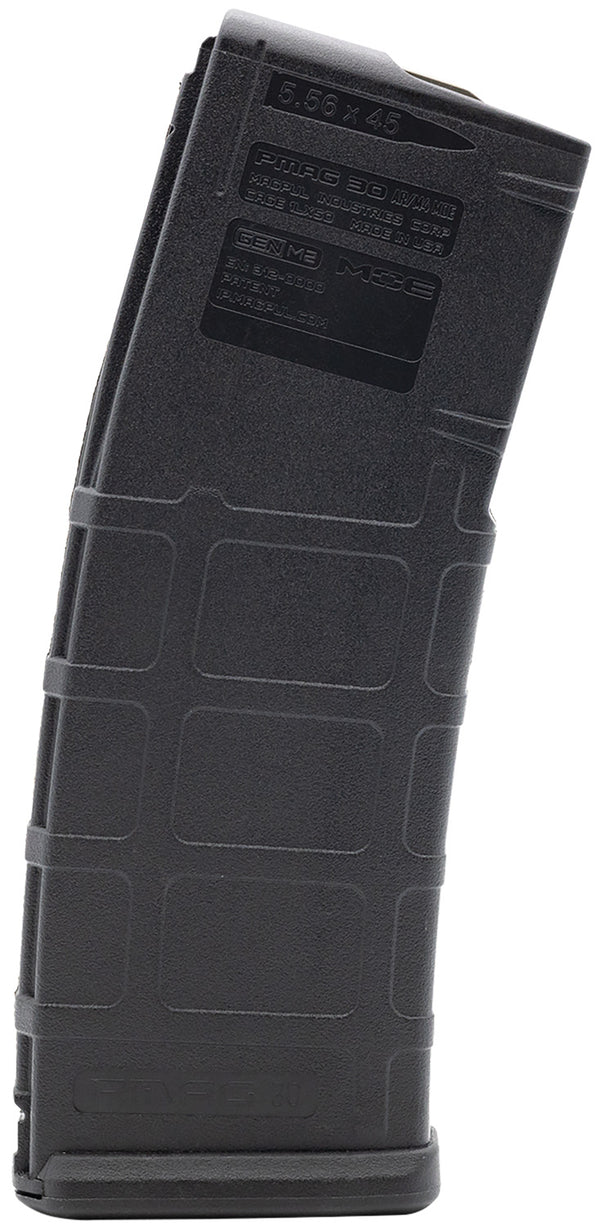 Magpul Industries, Magazine, PMAG 30 AR/M4 GEN M2 MOE, 223 Remington/556NATO, 30 Rounds, Fits AR Rifles, Black