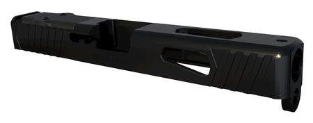 Rival Arms RA10G105A Glock 17 Gen3 Precision Slide A1 with Doctor Optic Cut Front/Rear Serrations QPQ