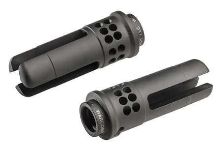 SureFire WARCOMP 5.56mm Open Tine 3-Prong Ported Flash Hider, AR/M4 Platform, 1/2"-28 tpi