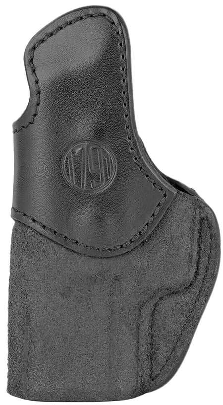 1791 Gunleather Rigid IWB Holster Size 05 All Black Leather Belt Clip Sig P226/Springfield XDMc Right Hand