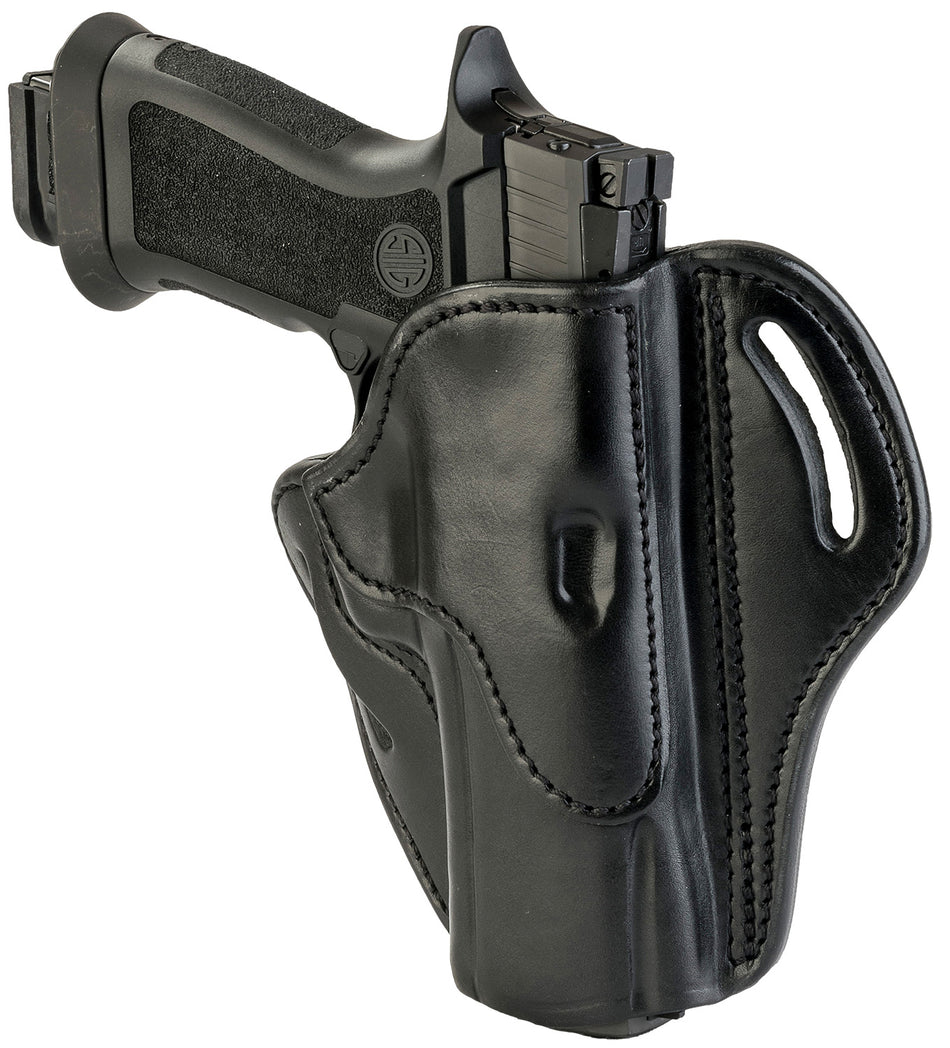 1791 Gunleather BH2.4 Outside-the-Waistband Stealth Black Leather Belt Slide PPQ/P320/XD-M