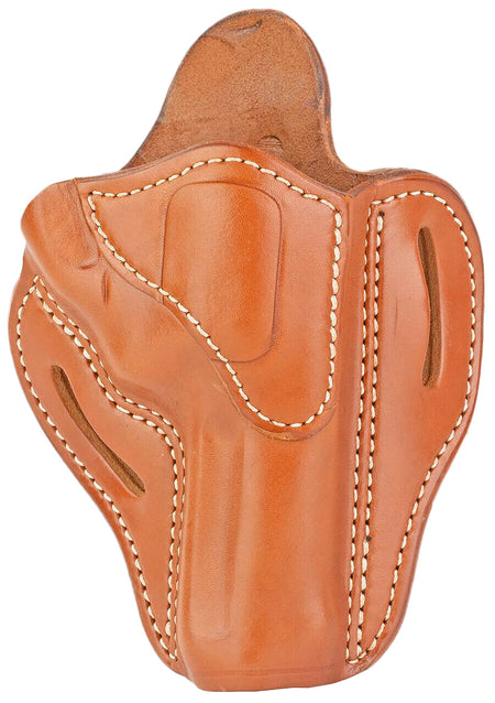 1791 Gunleather RVH2CBRR K-Frame Revolver OWB Belt Slide Holster Classic Brown Fits Ruger GP100 S&W K Frame