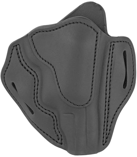1791 Gunleather RVH3SBLR OWB Belt Slide Holster Size 03 Stealth Black Leather Fits S&W Governor Taurus Judge