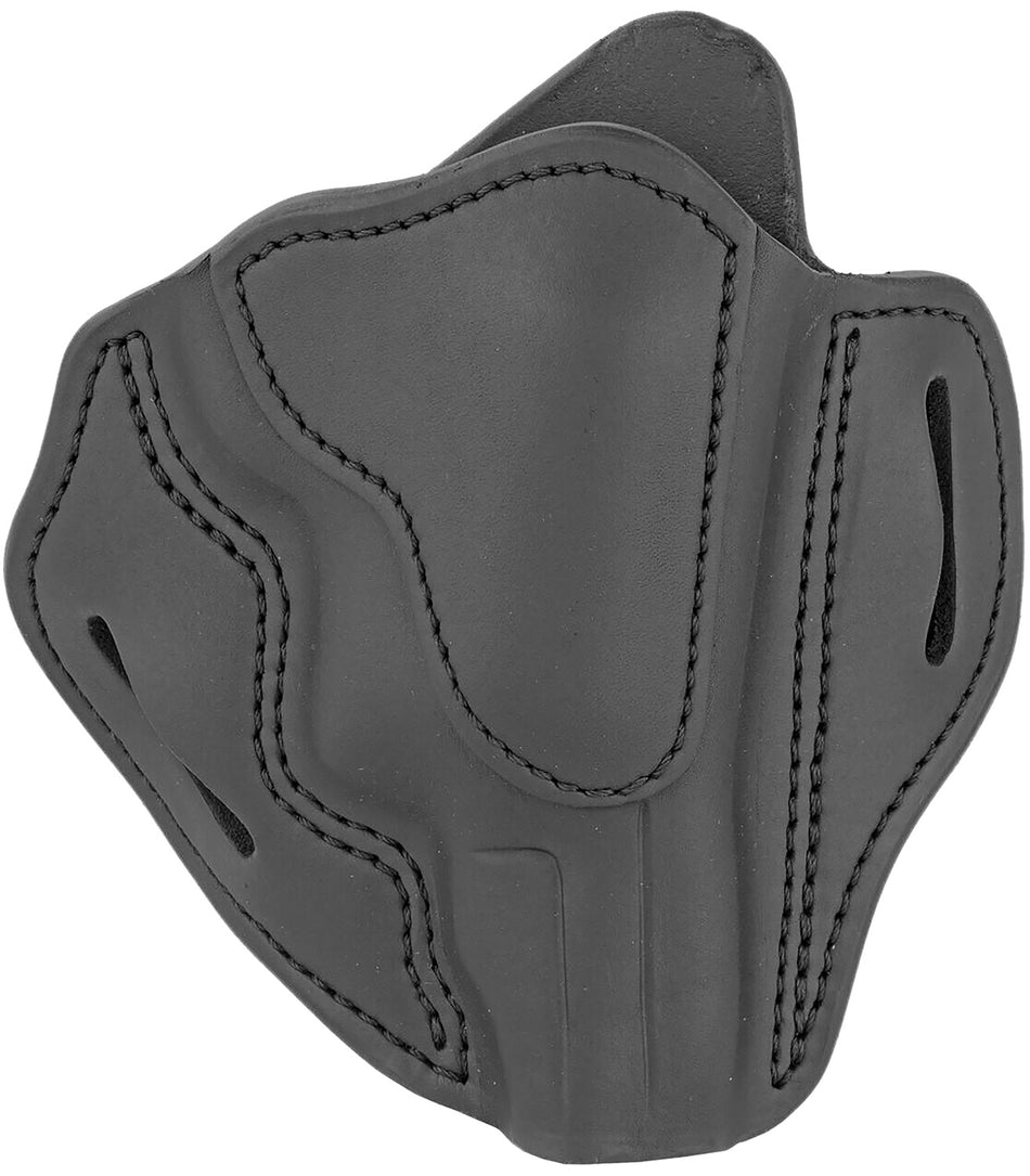 1791 Gunleather RVH3SBLR OWB Belt Slide Holster Size 03 Stealth Black Leather Fits S&W Governor Taurus Judge