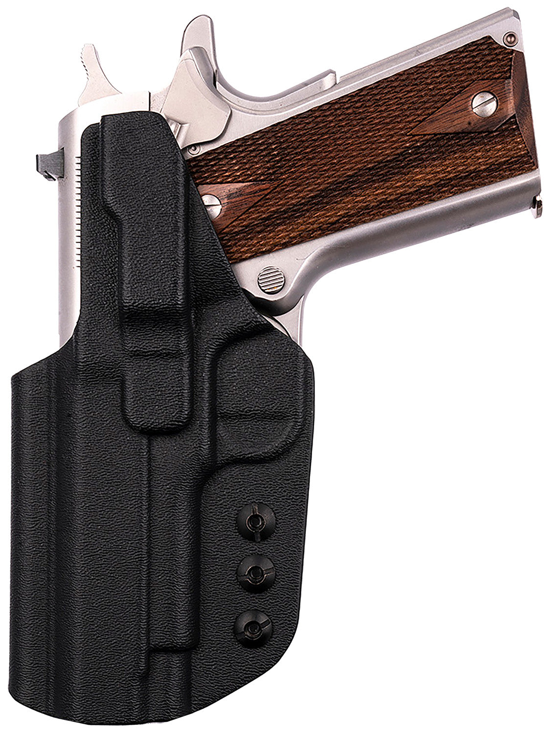1791 Gunleather Tactical Kydex IWB Black Belt Clip Holster Fits Colt Commander and 1911 Government Frame RH
