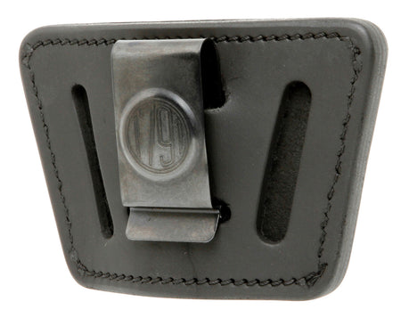 1791 Gunleather UIW Multi-Fit IWB OWB Black Leather Holster for Small and Mid Frame Semi-Auto Pistols Ambidextrous