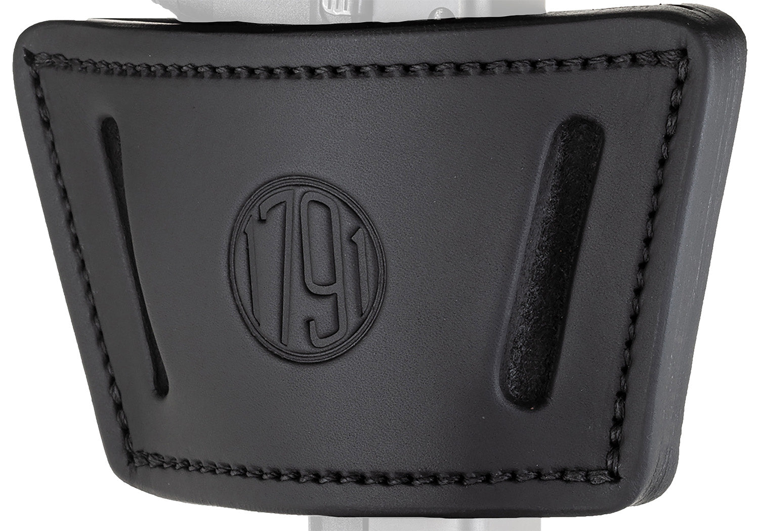 1791 Gunleather UIW-X Max IWB/OWB Black Leather Belt Clip Holster for Mid-Large Frame Autos with Rail Laser Light Ambidextrous