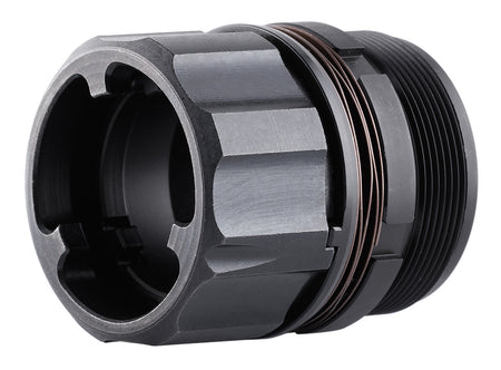 Dead Air DA428 Key-Mo Quick Attach Adapter HUB Socket Silencers 1 3/8-24 Black
