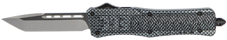 CobraTec CTK-1 Medium OTF Tanto Plain D2 Steel Carbon Fiber Handle Glass Breaker Included