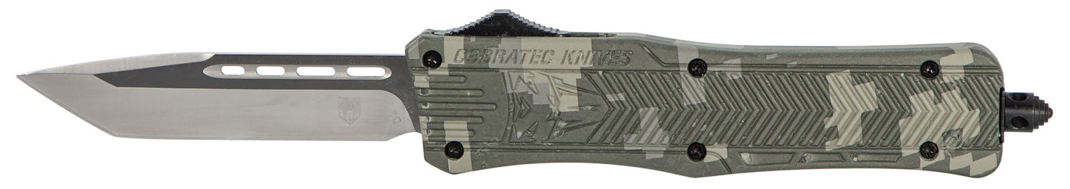 CobraTec CTK-1 Medium OTF Tanto Plain D2 Steel Army DigiCamo Handle Glass Breaker Included