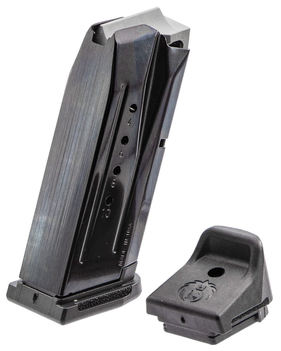 Ruger 90667 10-Round 9mm Luger Security-9 Compact Black Oxide Steel Magazine