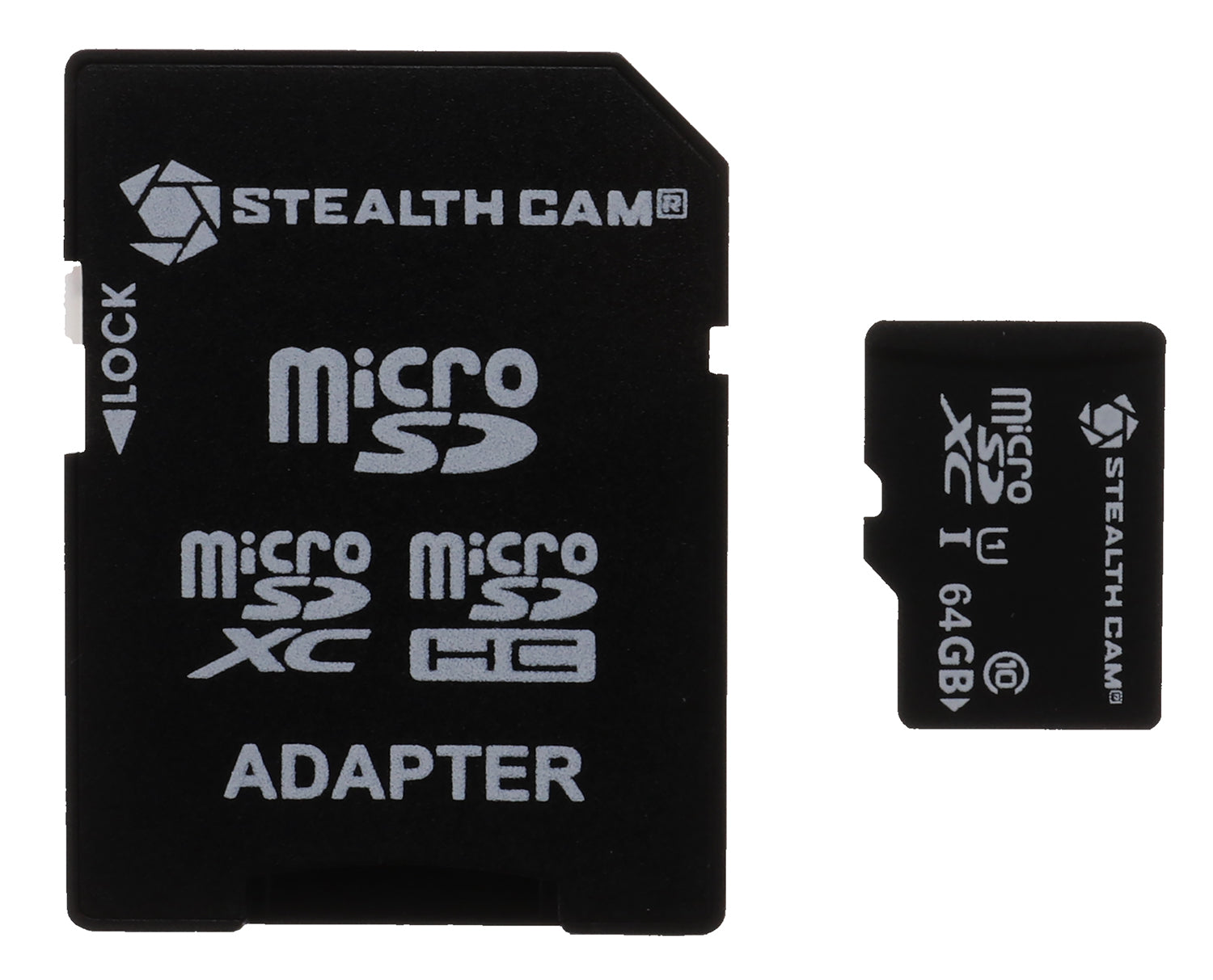 Stealth Cam 64GB Micro SD Storage Card Compatible with SD Slot Devices