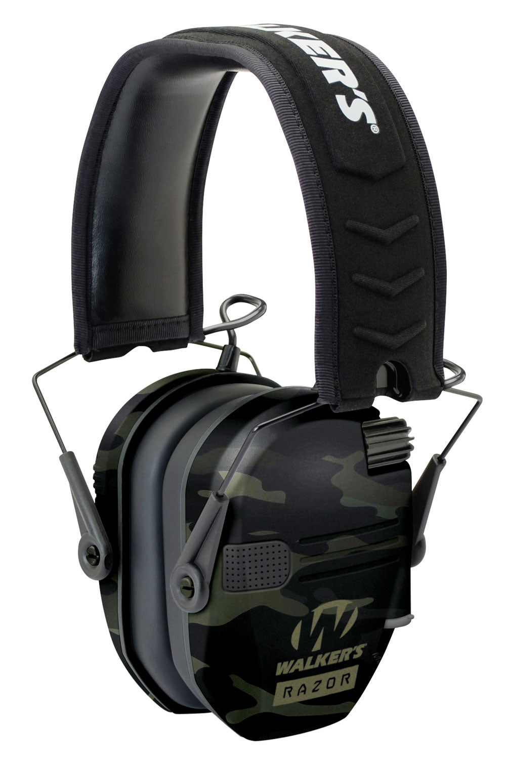 Walker's Razor Slim Electronic Earmuff Over-Head 23 dB NRR Multi-Cam Black