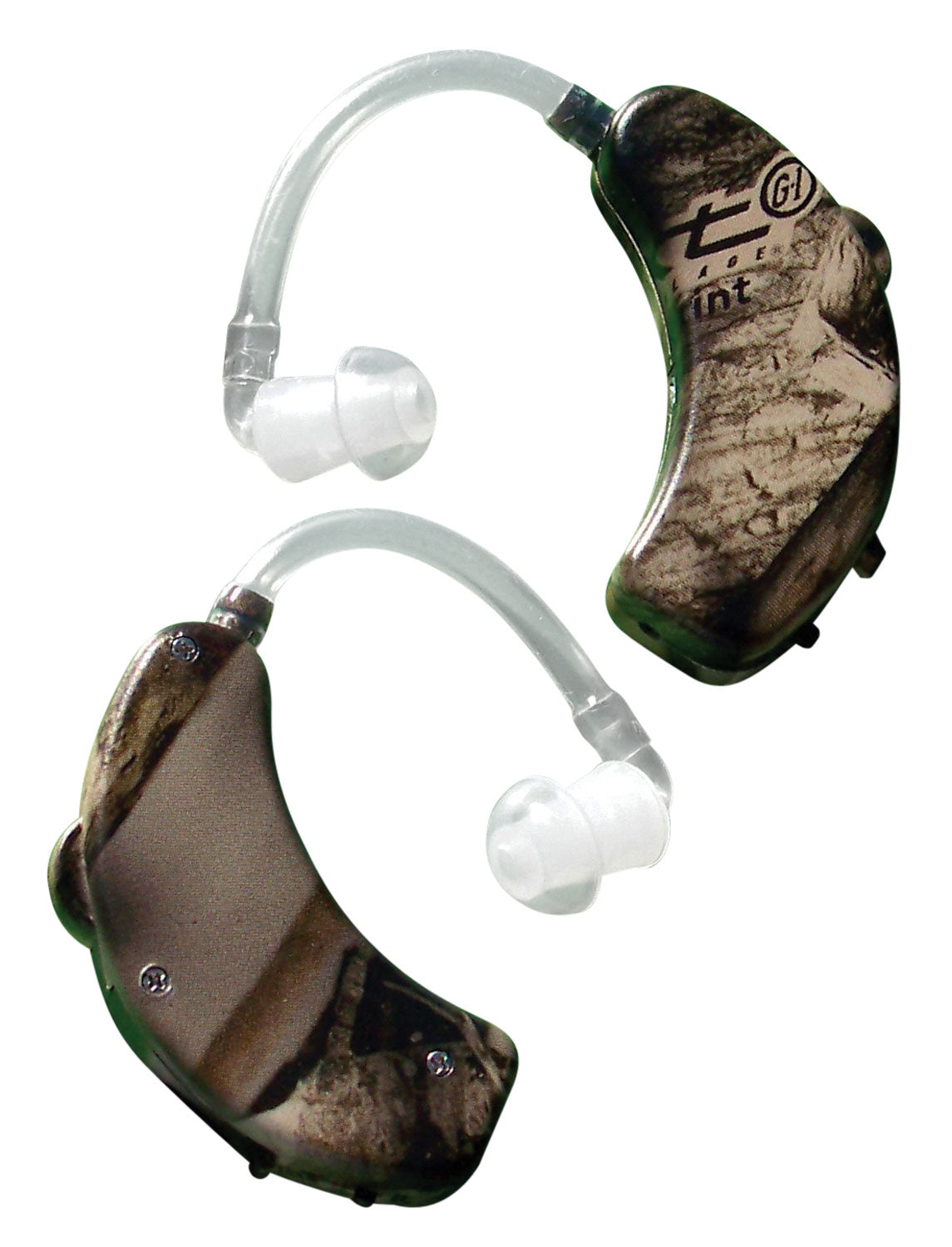 Walker's Ultra Ear BTE Compact Hearing Amplifier 105 dB Next G-1 Camo 2 Per Pack