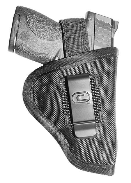 Crossfire CRFTUSA1M1 Undercover IWB OWB Conceal Carry Holster Black Nylon Ambidextrous Micro Barrel
