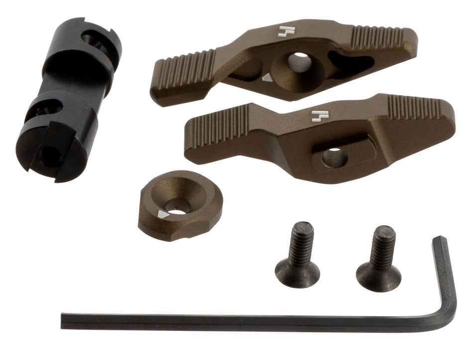 Strike Industries Ambidextrous AR Safety Selector 60/90 Degree FDE Aluminum