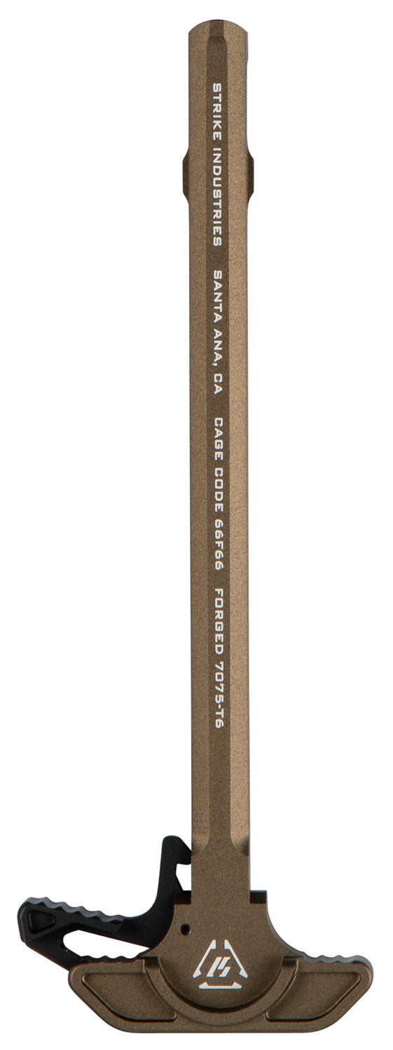 Strike Industries AR-15 Charging Handle Extended Latch Flat Dark Earth Anodized 7075 Aluminum