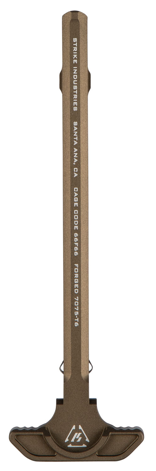 Strike Industries AR-15 Latchless Charging Handle with Side Gas Venting Flat Dark Earth