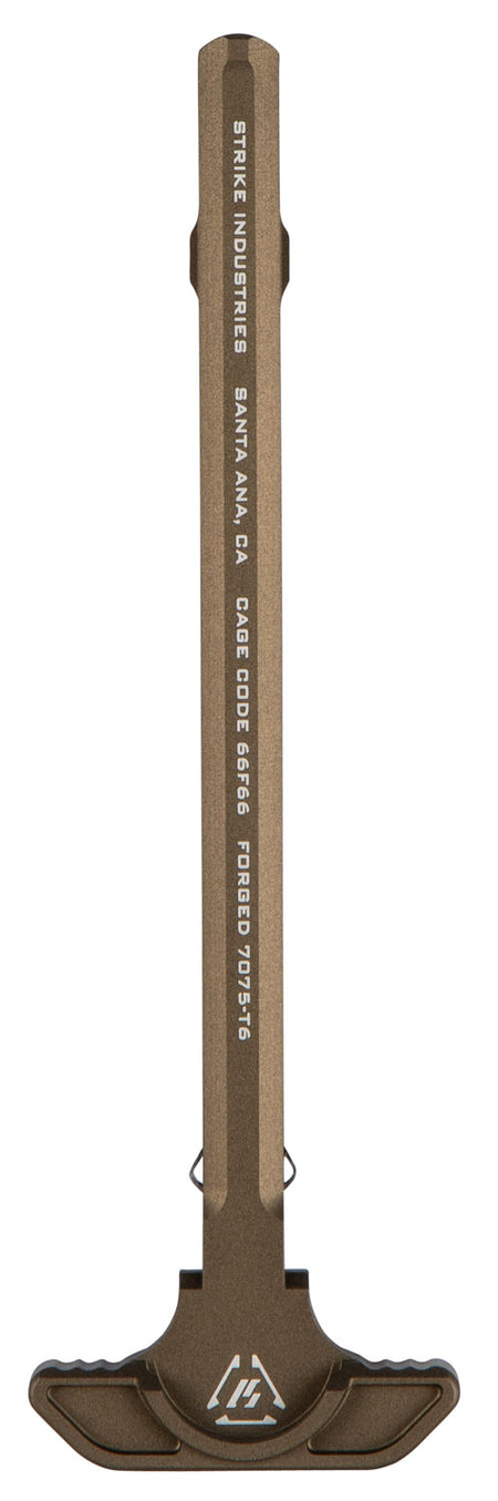 Strike Industries AR-15 Latchless Charging Handle with Side Gas Venting Flat Dark Earth