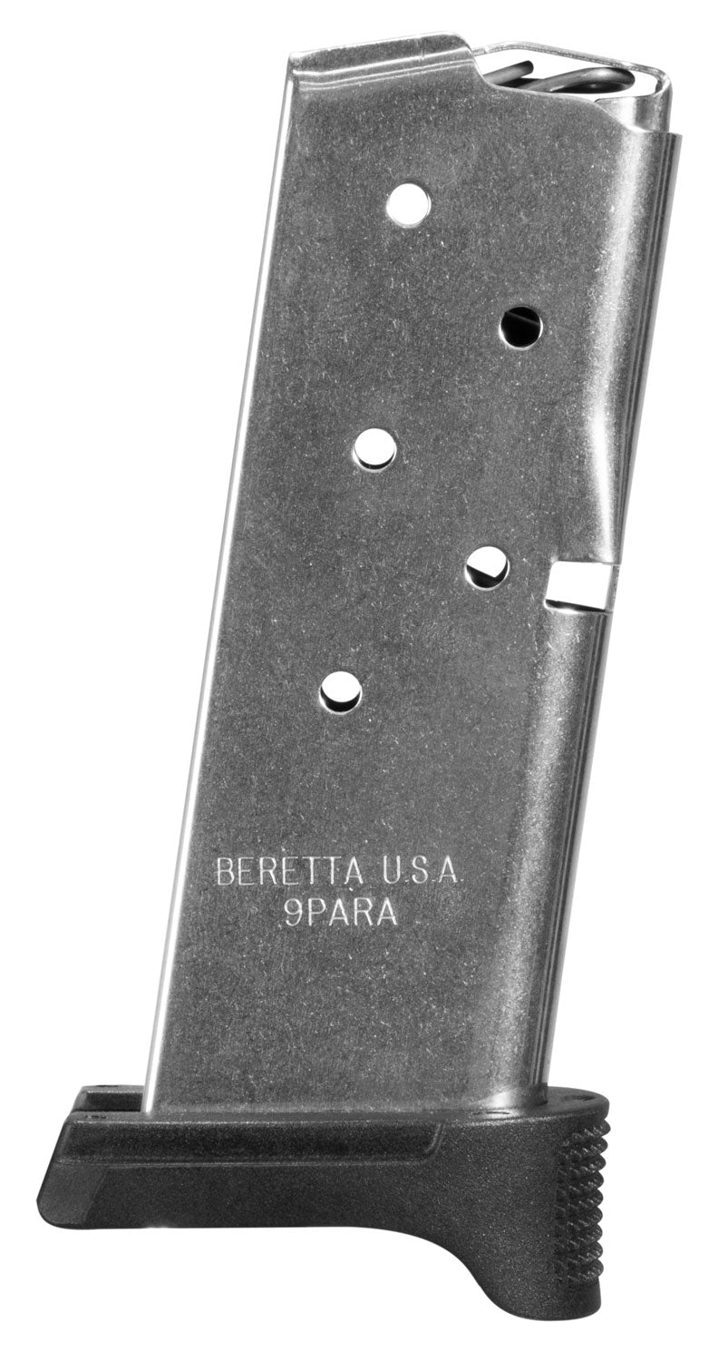 Beretta USA JMAPXCARRY6 APX Carry 6-Round 9mm Stainless Steel Pistol Magazine