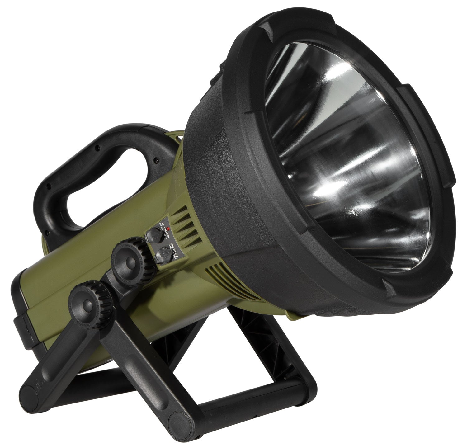 Cyclops C18MIL Colossus 18 Million CP White Halogen Spotlight Green Black Rubber Housing with AC DC Adapter