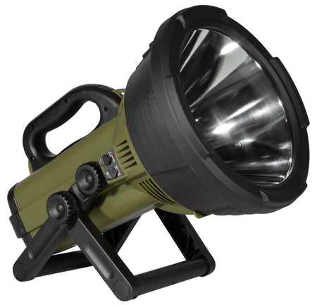 Cyclops C18MIL Colossus 18 Million CP White Halogen Spotlight Green Black Rubber Housing with AC DC Adapter