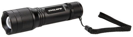 Cyclops CYCTF350 TF-350 350 Lumen White Cree LED Flashlight Black Anodized Spot Flood Magnifier Beam