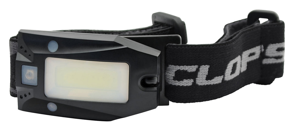 Cyclops CYCHL150COB 150-Lumen Motion Activated Red/White LED Headlamp Black