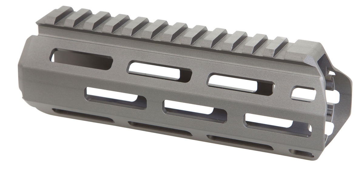 Q LLC 6" M-LOK Gray Aluminum Handguard for Honey Badger